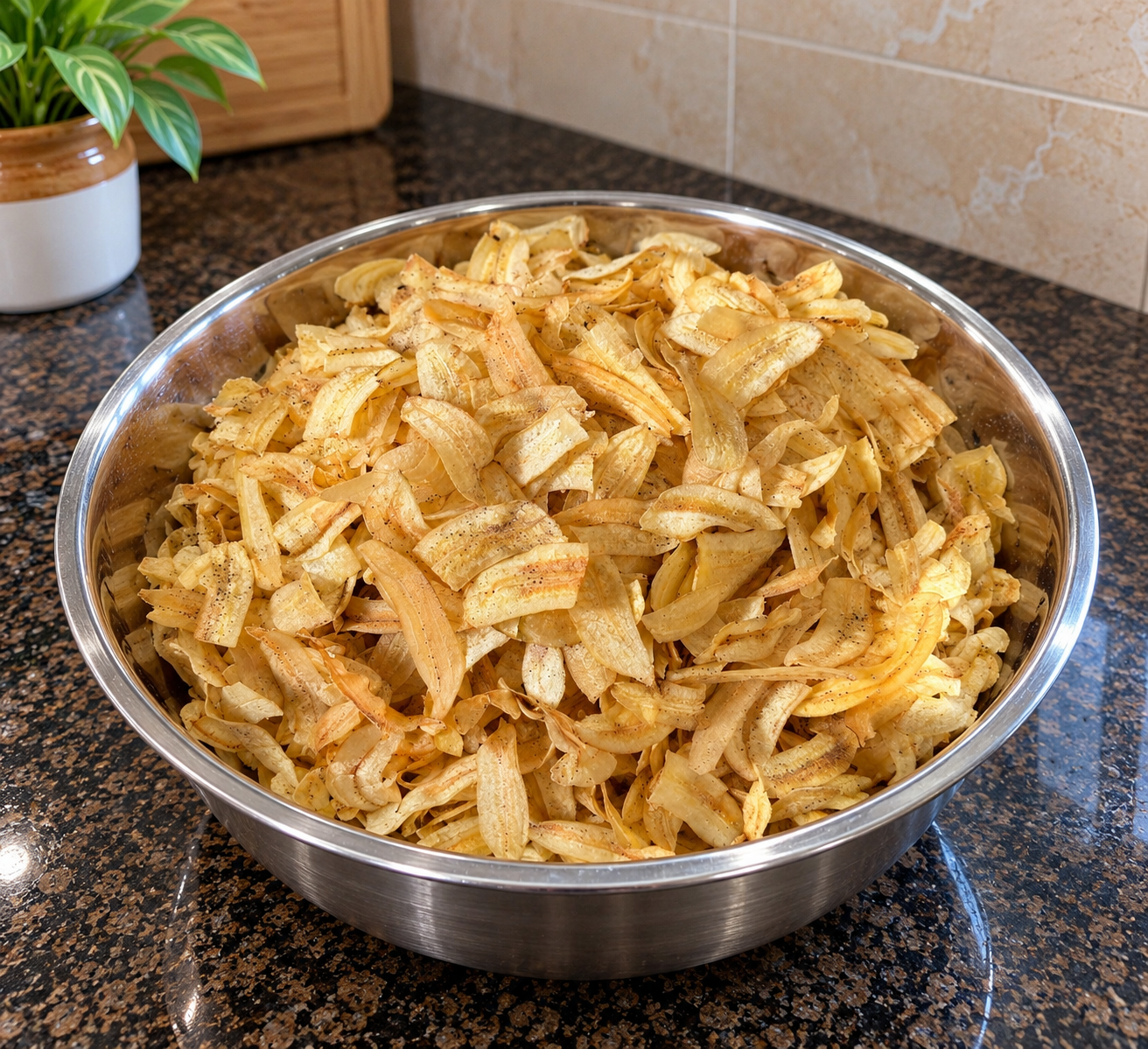 Nylon Banana Wafers (200g) — Fresh Gujarati farsan in 100% pure groundnut oil